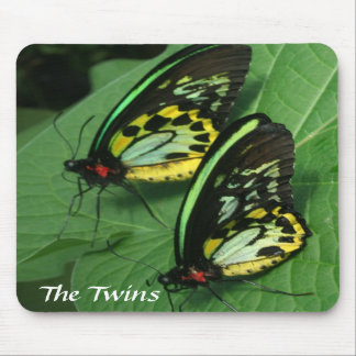 Alfombrilla De Ratón Mariposa gemela Mousepad