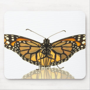 Alfombrilla De Ratón Mariposa monarca con las alas extendidas