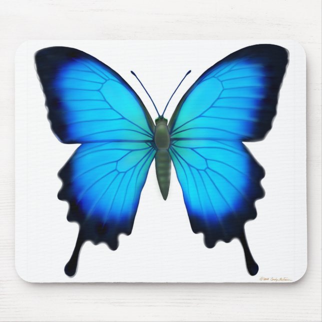 Alfombrilla De Ratón Mariposa Mousepad de Papilio Ulises (Frente)