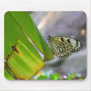 Alfombrilla De Ratón Mariposa Mousepad del papel de arroz de la ninfa