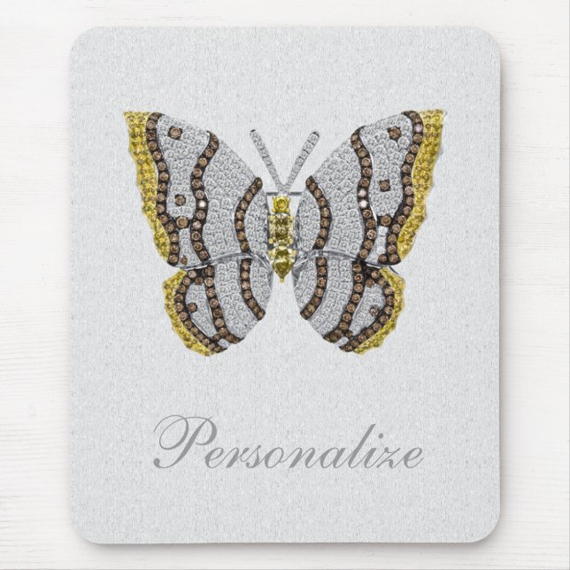 Alfombrilla De Ratón Mariposa Mousepad personalizado impresión del (Frente)