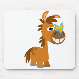 Alfombrilla De Ratón Mariposa Personalizado Cute Pony Mousepad