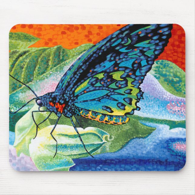 Alfombrilla De Ratón Mariposa postiza II (Frente)