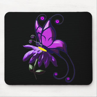 Alfombrilla De Ratón Mariposa púrpura