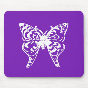 Alfombrilla De Ratón Mariposa púrpura