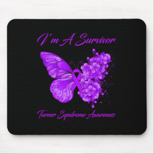 Alfombrilla De Ratón Mariposa Soy Un Superviviente Conciencia del Síndr