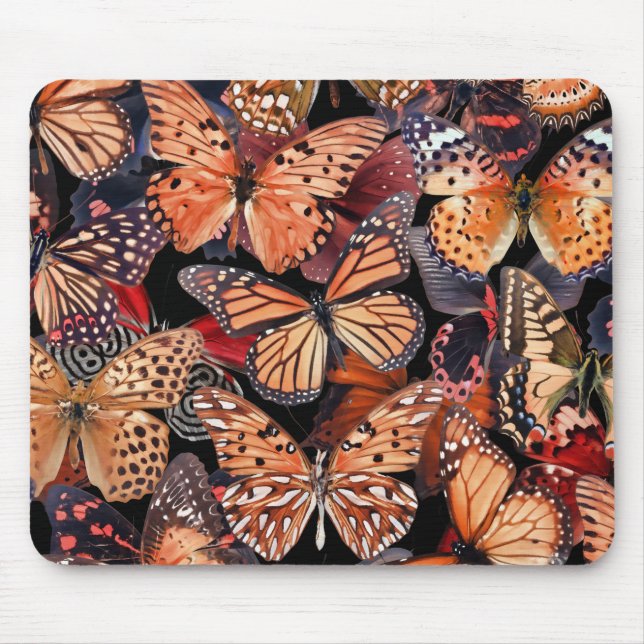 Alfombrilla De Ratón Mariposas (Frente)