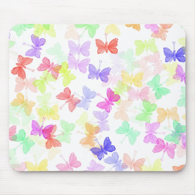 Alfombrilla De Ratón Mariposas (Frente)