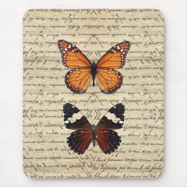 Alfombrilla De Ratón mariposas (Frente)