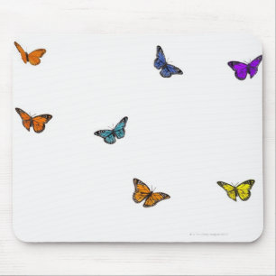 Alfombrilla De Ratón Mariposas del vuelo
