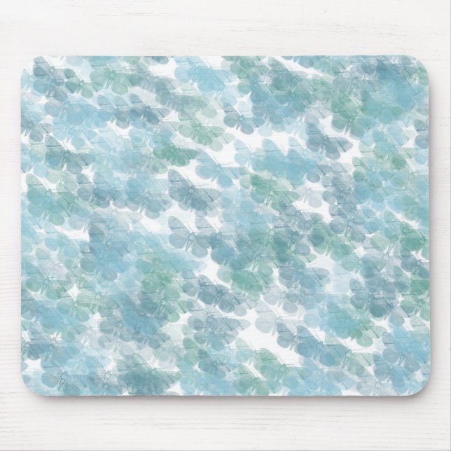 Alfombrilla De Ratón Mariposas dispersas (Frente)