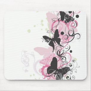 Alfombrilla De Ratón Mariposas Mousepad