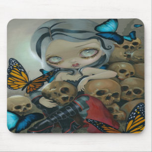 Alfombrilla De Ratón "Mariposas y huesos" Mousepad