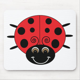 Alfombrilla De Ratón Mariquita Mousepad