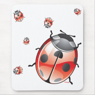 Alfombrilla De Ratón Mariquita Mousepad