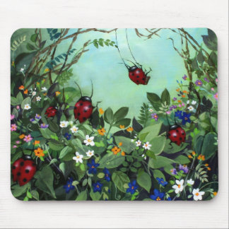 Alfombrilla De Ratón Mariquitas en el juego Mousepad