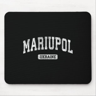 Alfombrilla De Ratón Mariupol Ucrania Diseño Deportivo Vintage