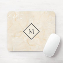 Mármol beige monogramado
