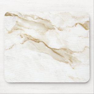 Alfombrilla De Ratón Mármol Blanco Minimalista