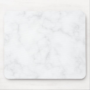 Alfombrilla De Ratón Mármol Blanco Minimalista