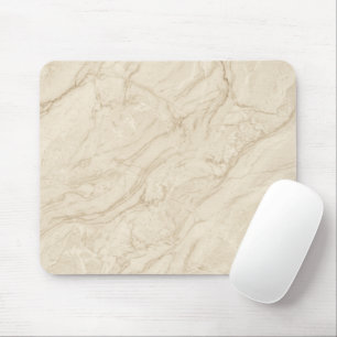 Alfombrilla De Ratón Mármol de Piedra Crema Estilo Moderno Suave Elegan