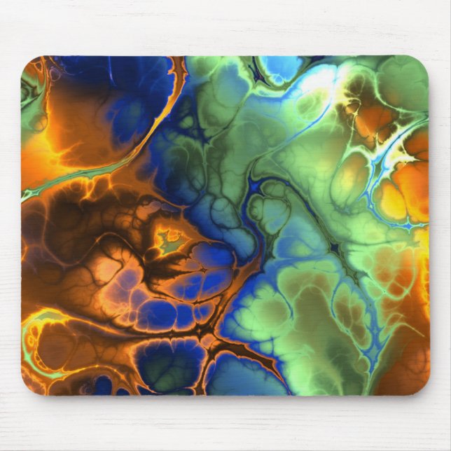 Alfombrilla De Ratón Mármol galáctico (Frente)