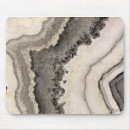 Alfombrilla De Ratón Mármol gris agre blanco negro natural piedra de ge