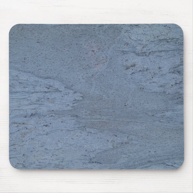 Alfombrilla De Ratón Mármol Gris Azul Swirad Mousepad (Frente)