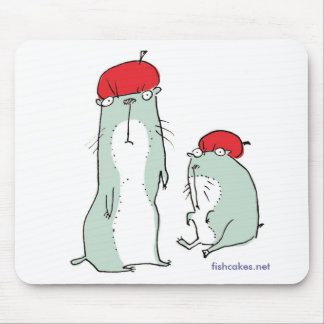 Alfombrilla De Ratón Marmotas en gorras -- mousepad