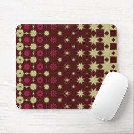 Alfombrilla De Ratón Maroon Floral mouse pad