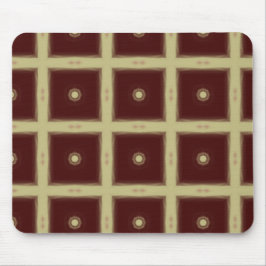 Alfombrilla De Ratón Maroon Square tiles mouse pad