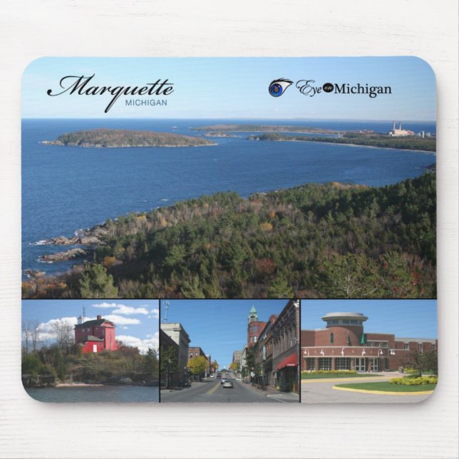 Alfombrilla De Ratón Marquette, Michigan (Frente)