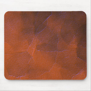 Alfombrilla De Ratón Marrón Naranja Rústico Azul Destacados Arte Abstra