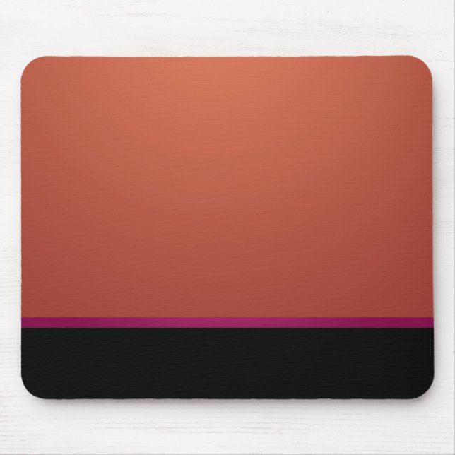 Alfombrilla de ratón marrón negro rosa intenso Alf (Frente)