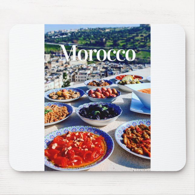 Alfombrilla De Ratón Marruecos | Marruecos | Comida marroquí | Viaje a  (Frente)