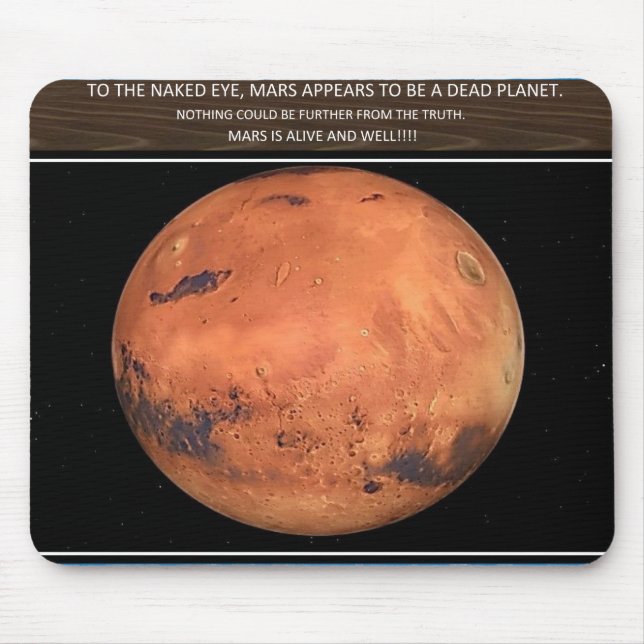 Alfombrilla De Ratón Mars está vivo (Frente)