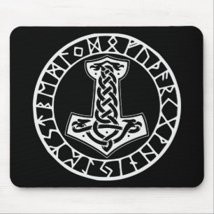 Alfombrilla De Ratón Martillo de Mjölnir Thor 0022 #USAPatriotGraphics