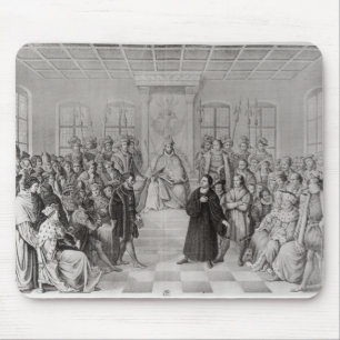 Alfombrilla De Ratón Martin Luther delante de Charles V