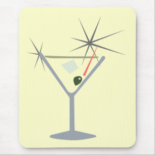 Alfombrilla De Ratón Martini Glass Mousepad