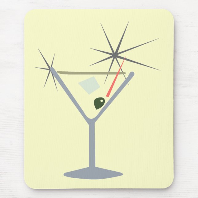 Alfombrilla De Ratón Martini Glass Mousepad (Frente)