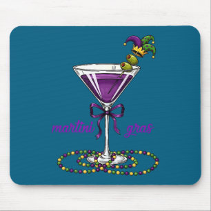 Alfombrilla De Ratón Martini Gras Baby Mujeres Chicas Arte Gráfico
