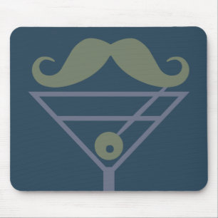 Alfombrilla De Ratón Martini Mustache personalizado mousepad