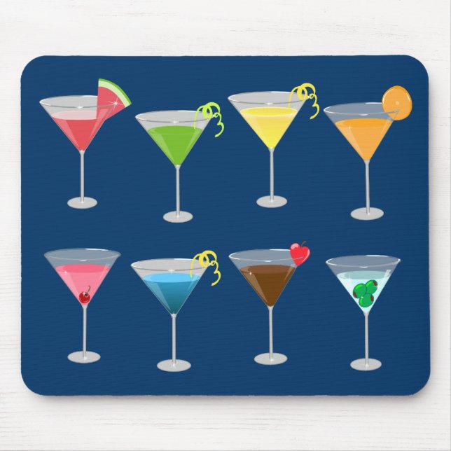 Alfombrilla De Ratón Martinis (Frente)