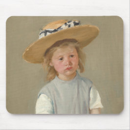 Alfombrilla De Ratón Mary Cassatt - Niño en un Gorra de paja