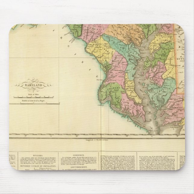 Alfombrilla De Ratón Maryland EE.UU. (Frente)
