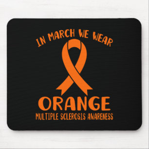 Alfombrilla De Ratón Marzo Usamos Conciencia Naranja De Esclerosis Múlt