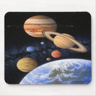 Alfombrilla De Ratón Más allá del planeta casero Mousepad