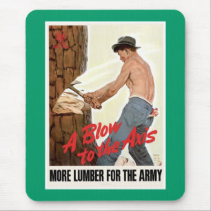 Alfombrilla De Ratón Más madera para el ejército