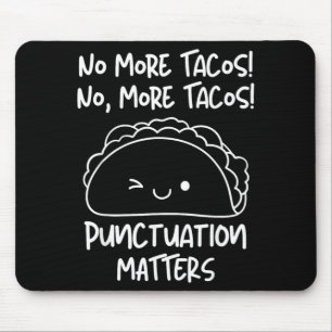 Alfombrilla De Ratón Más Tacos Puntuación Divertido Profesor de Inglés 