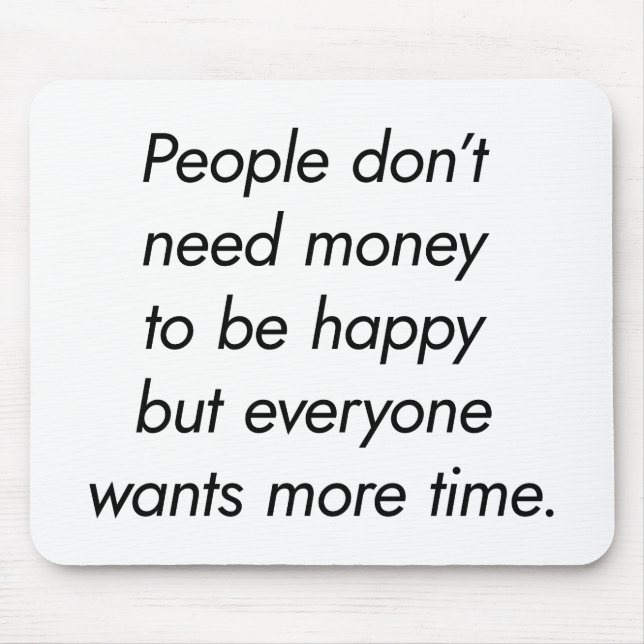 Alfombrilla de ratón Más tiempo (Frente)